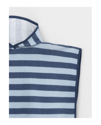 К 8535/синяя морская полоска полотенце