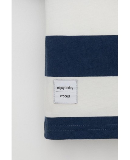 КР 302374/синий,суровый,полоска к564 фуфайка (футболка)