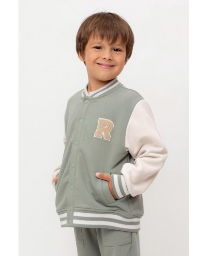 КР 302678-1/зеленый чай к554 жакет (бомбер)