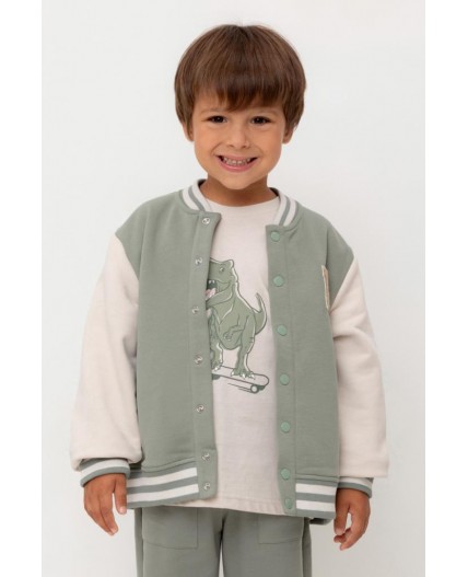 КР 302678/зеленый чай к554 жакет (бомбер)