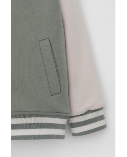 КР 302678/зеленый чай к554 жакет (бомбер)