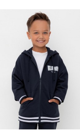 КР 302758-1/индиго к569 джемпер (толстовка)