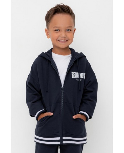 КР 302758-1/индиго к569 джемпер (толстовка)