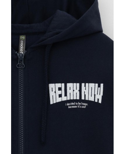 КР 302758-1/индиго к569 джемпер (толстовка)