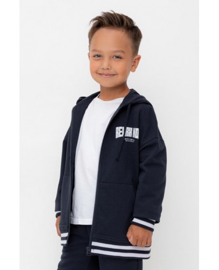 КР 302758/индиго к569 джемпер (толстовка)