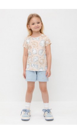 КР 400679-1/голубой,любимые ромашки к563 шорты