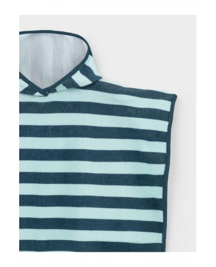 К 8535/зеленая морская полоска полотенце