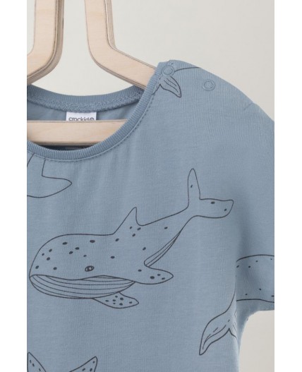 К 6294/пыльно-синий,большие киты полукомбинезон (песочник)