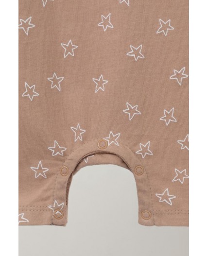 К 6294/кунжут,контурные звездчки полукомбинезон (песочник)