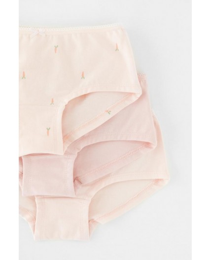 К 1964-3уп/бл.персиковый,пыльный персик,морковки трусы