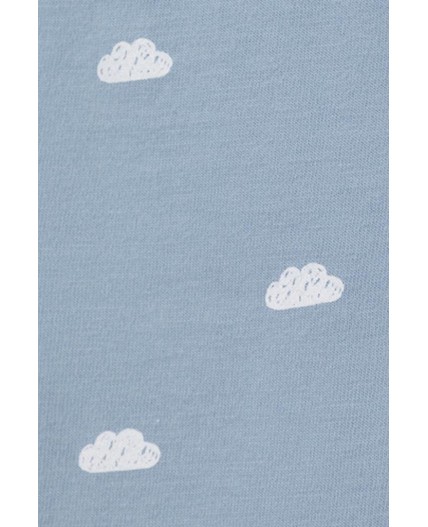 К 8177/пыльно-синий,облачка чепчик