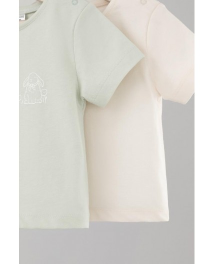 К 302759-2уп/айвори,зеленая лилия набор фуфайка (футболка)