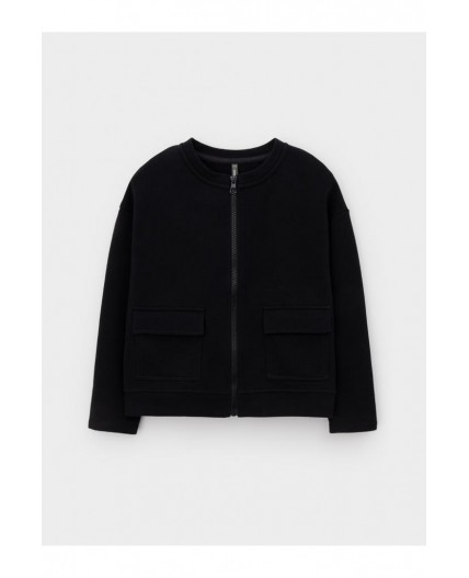 К 302764/черный жакет (бомбер)