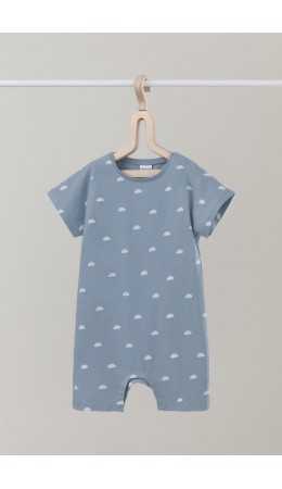 К 6294/пыльно-синий,облачка полукомбинезон (песочник)