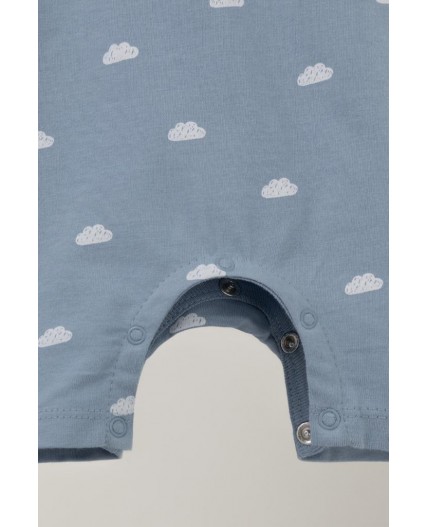 К 6294/пыльно-синий,облачка полукомбинезон (песочник)