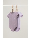 К 6525-2уп/нежно-лавандовый,морской туман набор полукомбинезон (боди)