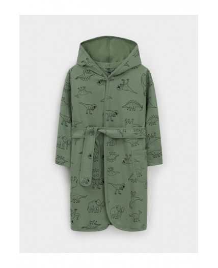 К 5763/зеленый камень,динозавры халат