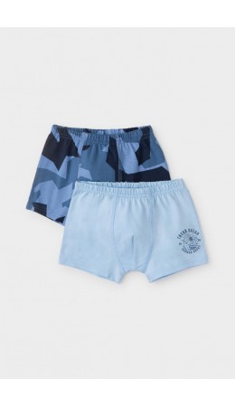 К 1912-2уп/небесный,синяя волна,камуфляж Ал набор трусы