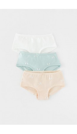 К 1964-3уп/голубой опал,персиковый зефир,бабочки трусы
