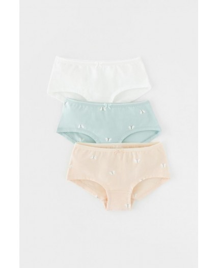 К 1964-3уп/голубой опал,персиковый зефир,бабочки трусы
