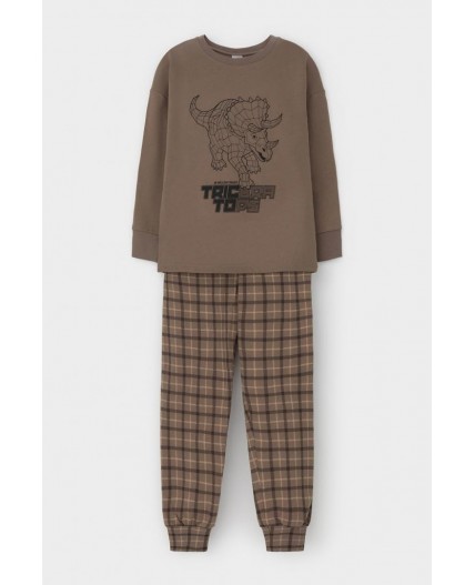 К 1567/сосновая кора,праздничная клетка пижама