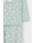 К 1637/голубая дымка,маленькие ромашки пижама