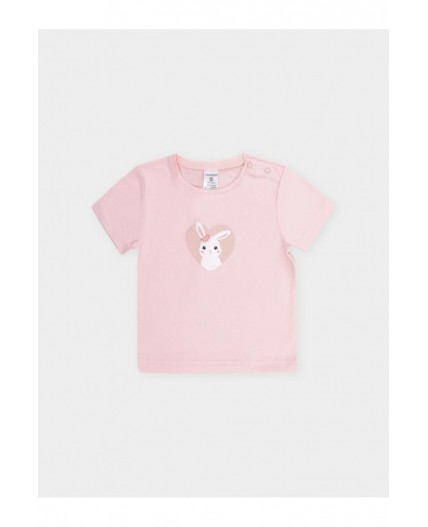 К 302759/тропический персик(зайчик) фуфайка (футболка)