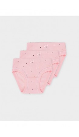 К 1978-3уп/бежево-розовый,штрихи набор трусы
