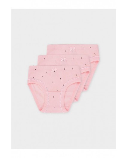 К 1978-3уп/бежево-розовый,штрихи набор трусы