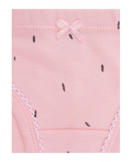 К 1978-3уп/бежево-розовый,штрихи набор трусы