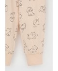 К 1606/нейтральный бежевый,собачки пижама