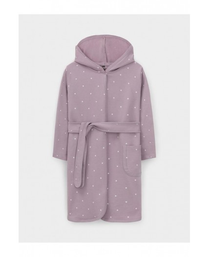 К 5763/морской туман,мини сердечки халат