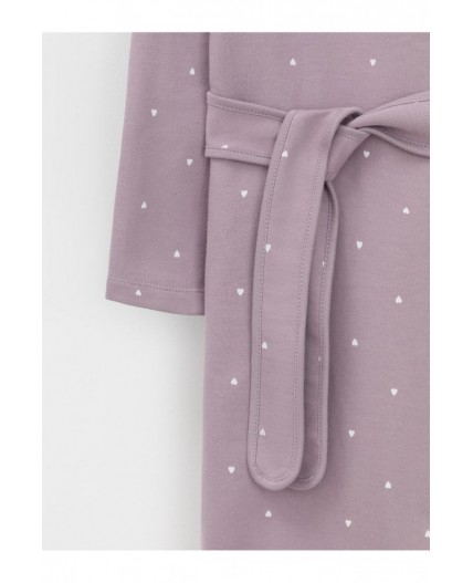 К 5763/морской туман,мини сердечки халат