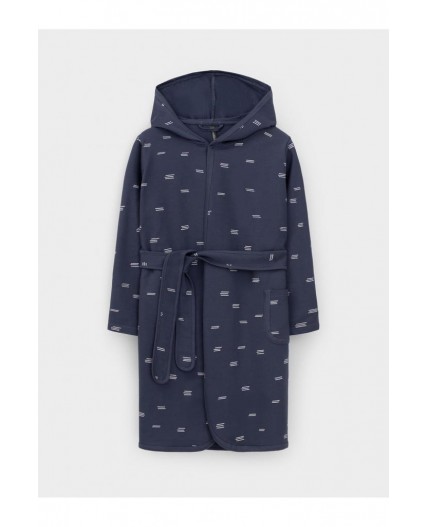 К 5763/стальной,штиль халат