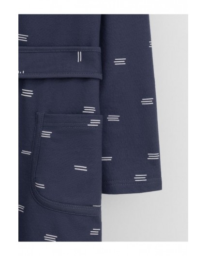 К 5763/стальной,штиль халат