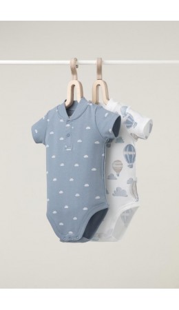 К 6543-2уп/воздушные шары,облачка набор полукомбинезон (боди)