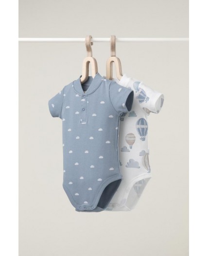 К 6543-2уп/воздушные шары,облачка набор полукомбинезон (боди)