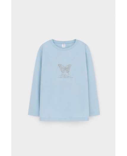 К 1623/голубое стекло,клетка пижама