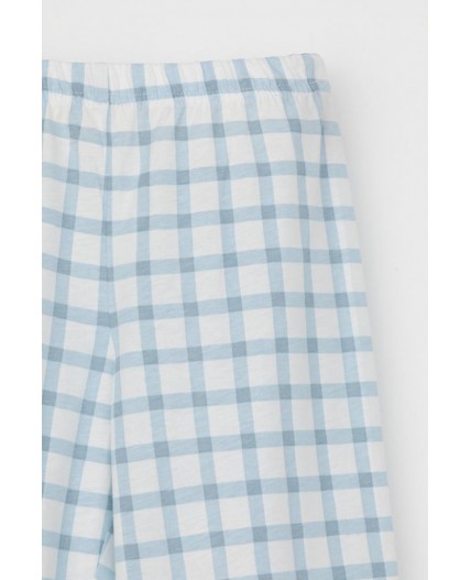 К 1623/голубое стекло,клетка пижама