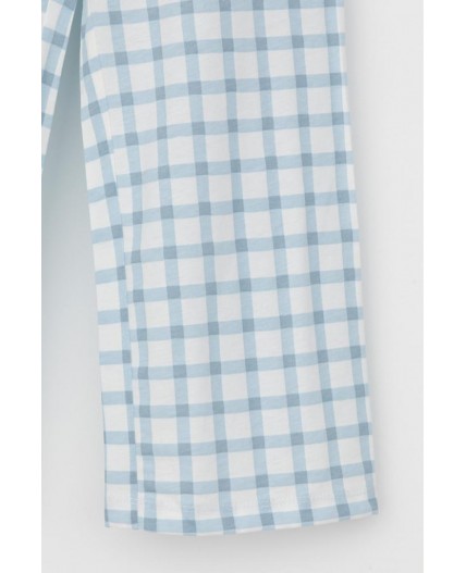 К 1623/голубое стекло,клетка пижама