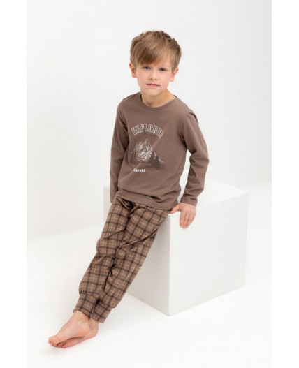 К 1606/сосновая кора,праздничная клетка пижама