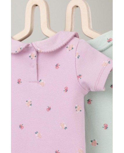 К 6540-2уп/мини розочки набор полукомбинезон (боди)