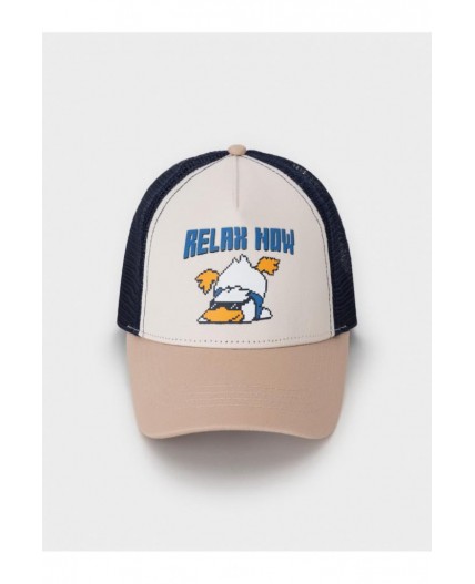 ТК 80111/лунный свет,индиго кепка