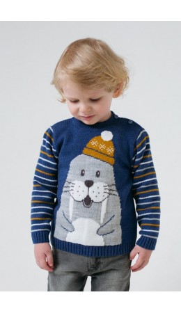 КВ 30102/ш/синий джемпер