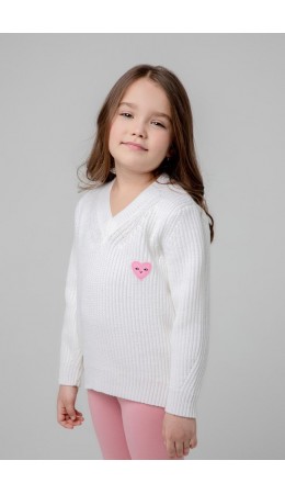 КВ 30118/ш/белый джемпер