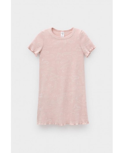 К 1180/24/зоопарк на дымчатой розе сорочка