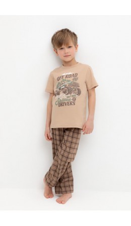 К 1599/кунжут,праздничная клетка пижама