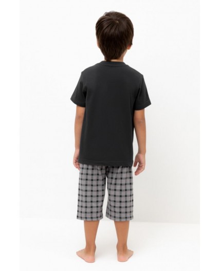 К 1528/черный песок,клетка пижама