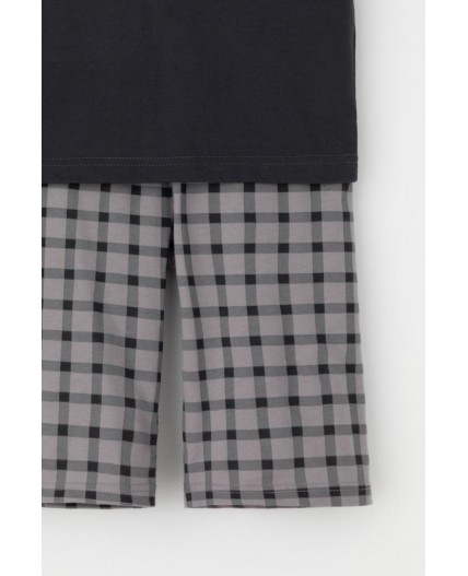 К 1528/черный песок,клетка пижама