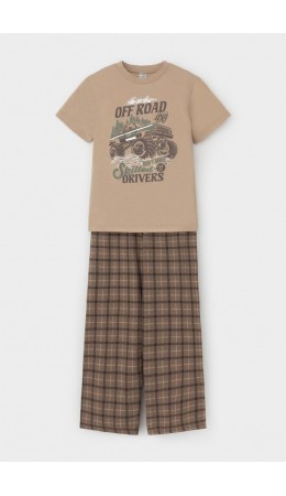 К 1599-1/кунжут,праздничная клетка пижама